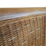 thumbnail of Esszimmer Stühle Set mit Armlehnen 4 Stück Rattanstühle braun Perth Korbstuhl Sessel nachhaltig : ohne Sitzkissen