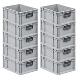 thumbnail of PROREGAL 10x Eurobox NextGen Portable Duo | HxBxT 17x30x40cm | 16 Liter | Eurobehälter, Transportbox, Transportbehälter, Stapelbehälter