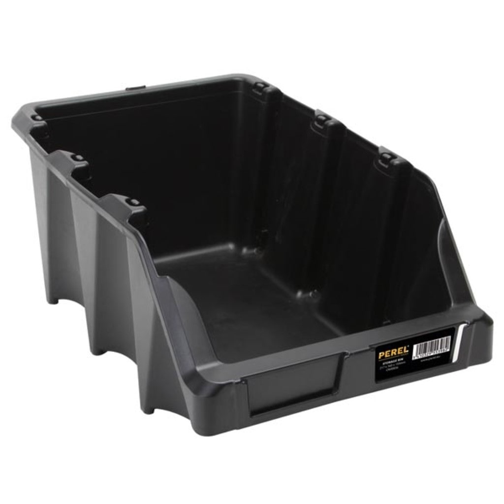 Bac à bec, empilable, plastique, 217 x 360 x 155 mm, noir