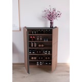 thumbnail of Zapatero HERDASA modelo 517 de la colección NEW YORK, en color nogal y grafito, con dos puertas.