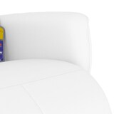 thumbnail of vidaXL Massagesessel mit Fußteil Weiß Kunstleder