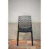 thumbnail of METRO PROFESSIONAL Chaise de terrasse Saphir, empilable, plastique, anthracite