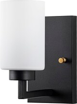 thumbnail of Schwarze Wandleuchte 10x19x23cm WellHome Baikal