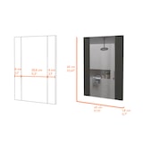 thumbnail of TUHOME Espejo de Baño Madrid, con forma rectangular - Wengue