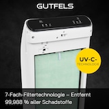 thumbnail of GUTFELS Luftreiniger für Wohnung, 7-Fach-Filtertechnologie, HEPA-13-Filter, inkl. Fernbedienung, für zu 40m² Raumgröße, LR 67014 we
