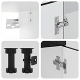 thumbnail of vidaXL 7-tlg. Küchenschrank-Set Porto Schwarz Holzwerkstoff