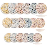 thumbnail of H&H Servizio Piatti, 18 Pezzi, Sprinkle, in Stoneware, Decorato, Colori Assortiti