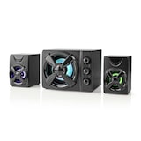 thumbnail of Nedis Gaming-Lautsprecher - Lautsprecherkanäle: 2.1 - Stromversorgung über USB - 3.5 mm Stecker - 33 W - LED - Lautstärke-Regler