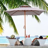 thumbnail of Outsunny Ombrellone da Giardino 3x3m a 8 Stecche Grigio