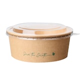 thumbnail of Bol carton kraft 750ml avec couvercle PET x 200 – Pro&Go