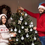 thumbnail of Atmosphera - 18 Bolas para Árvore de Natal em Plástico Prateado