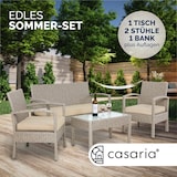 thumbnail of CASARIA® Balkonmöbel Set Wetterfest 4 Personen Creme