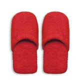 thumbnail of Excelsa Pantofole uomo Spa in cotone taglia unica rosse