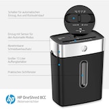 thumbnail of HP OneShred 8CC Aktenvernichter sichere komfortable Aktenvernichtung im Alltag Schwarz