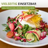 thumbnail of Groentesnijder | 3 Messen | Sliertjes 'Spiralen' Groente/Spaghetti | 200x110x70(h)mm