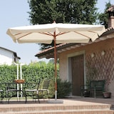 thumbnail of ombrellone in legno,3x4 mt.,telo ecru'