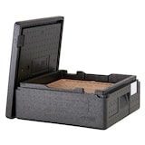 thumbnail of CAMBRO - EPPZ35100-110 - Portapizzas de carga superior para 2 pizzas - 41 x 41 x 17,4 cm (M.Ext) - 35 x 35 x 10 cm (M.Int) - Negro