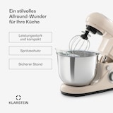 thumbnail of Klarstein Bella Pico 2G Küchenmaschine 1300W 1,7PS 6 Stufen 5 Liter Vintage-Creme