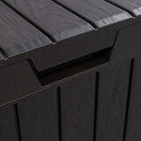 thumbnail of Pattumiera da giardino in resina 80 Lt. con porta sacco e chiusura a scatto Rio Garden antracite TOOMAX