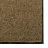 thumbnail of vidaXL Deurmat Anders Bruin en zwart 120 x 300 cm Polyamide en PVC