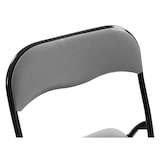 thumbnail of Set van 2 klapstoelen Felix grijs/zwart