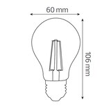 thumbnail of Dimmbare 8 Watt E27 Filament LED Leuchtmittel Birnen  A60 E27 Warmweiß 2700K