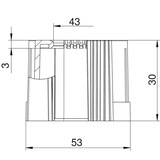 thumbnail of OBO Bettermann Rohrendtülle 129 TB M50 2047890