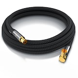 thumbnail of Primewire Antennenkabel gewinkelt mit Braiding - Koaxialkabel - Koax Kupplung 90° Winkel zu Stecker gerade - HDTV 75 Ohm - 3 m