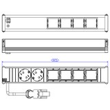 thumbnail of BACHMANN CONI Large 2x Schutzkontakt 4x ABD