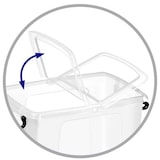 thumbnail of Mehrzweckbox Strata 50 Liter 450x241x695mm transparent