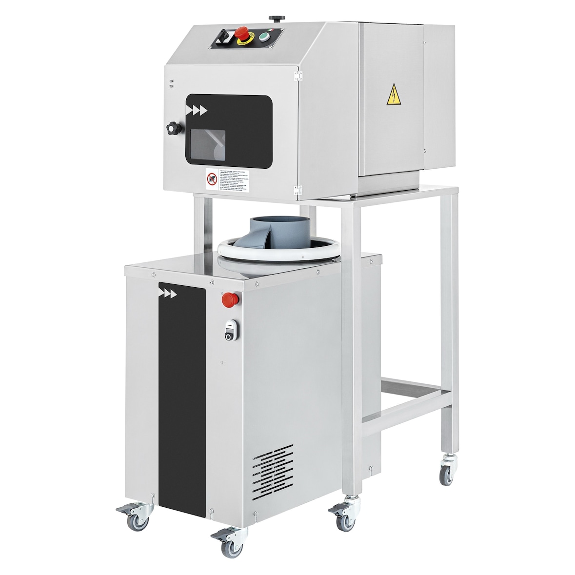 Teigroller und Teigportionierer  bis 700 Portionen Pizzateig pro Stunde  660x880x1550 mm