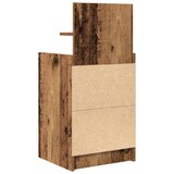 thumbnail of vidaXL Nachttisch mit 2 Schubladen Altholz-Optik 38x34x80 cm