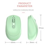 thumbnail of Souris Sans Fil Rechargeable 1600 DPI Ergonomique Pour Bureau Silencieuse Et Élégante Rose YONIS