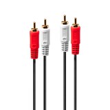 thumbnail of Lindy 35662 Audio-Kabel 3 m 2 x RCA Schwarz, Rot, Weiß