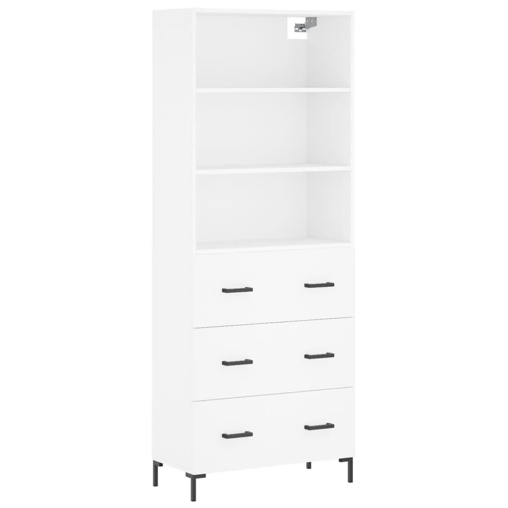 Helloshop26 - Buffet Sideboard Kommode Schrank Aufbewahrungseinheit Organizer Küche Wohnzimmer Lounge hoch 69,5 x 34 x 180 cm 02_0032555