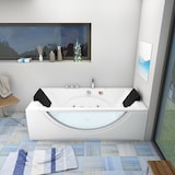 thumbnail of Whirlpool Pool Badewanne Eckwanne Wanne W81-C 180x90cm mit Farblichtherapie