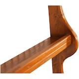 thumbnail of Piattaia Country in legno massello di tiglio finitura noce L84xPR12xH68 cm.