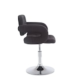 thumbnail of Sedia lounge Dublin in tessuto nero