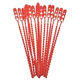 thumbnail of 500x Schnellbinder Blitzbinder Länge 140mm wiederverschließbar rot
