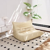 thumbnail of Sofa Teddy-Samt ergonomisch, hochdichter Schaumstoff, Komfortsessel modern & flexibel für Wohnzimmer, Schlafzimmer – Beige