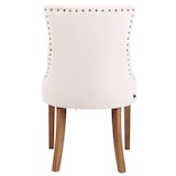 thumbnail of Silla De Comedor Aberdeen En Terciopelo Crema/Antiguo claro