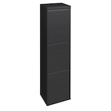 thumbnail of ARREGUI Basic CR306-B Stalen afval- en recyclingbak met 3 bakken, recyclingkast, 3 x 17 L (51 L), zwart