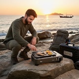 thumbnail of Barbecue à gaz Portable Réchaud Grill 1780W Butane Allumage Piezo + Mallette Camping ALPEN