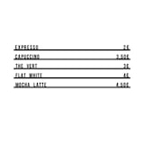 thumbnail of Hungry Club Letter Board « Le Minimaliste » - Lettres noires - Rails noirs - Small pack