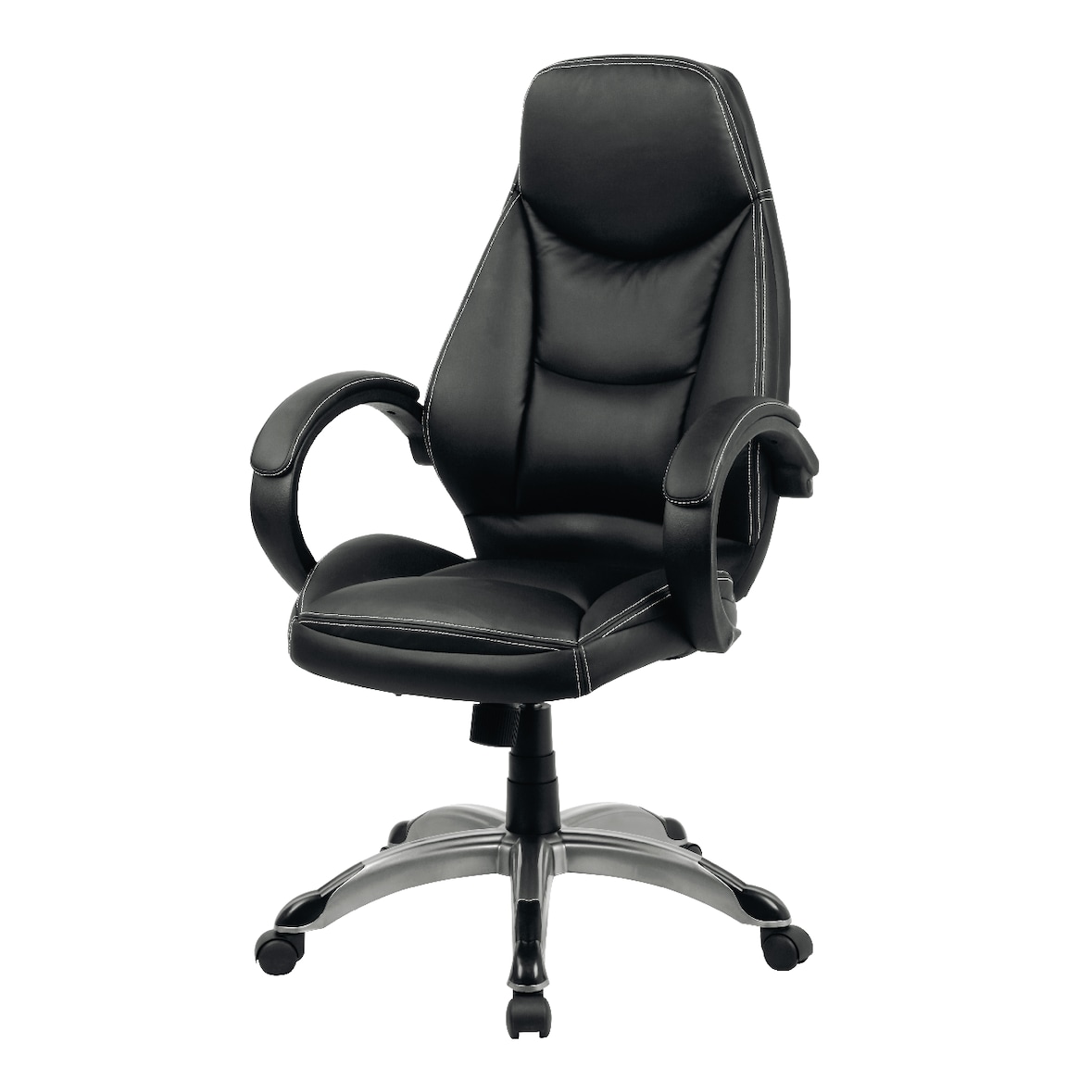 SIGMA Chefsessel EC11, Kunststoff, verstellbare Sitzhöhe, schwarz/weiß