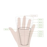 thumbnail of greenbox - Pappbecher 200 ml / 8 oz, Ø 80 mm, weiß, 50 St.