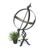 thumbnail of DanDiBo Sonnenuhr Garten Groß Metall Schwarz Schmiedeeisen Deko Wetterfest 70 cm Gartenuhr Uhr