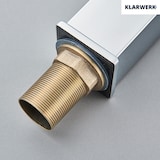 thumbnail of ROSA | Premium hotel waterval badkamerkraan chroom | Gastronomie RVS mengkraan wastafel | Design kraan hoekig