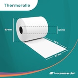 thumbnail of Inoverse Thermorolle  100 Rollen, EC-Rolle 57mm x 30mm x 12mm, 10 meter,  Kassenrolle
