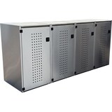 thumbnail of Mülltonnenbox BOXXI mit Kippdeckel 4x120L, Edelstahl, Mülltonnenhaus, Mülltonnenverkleidung